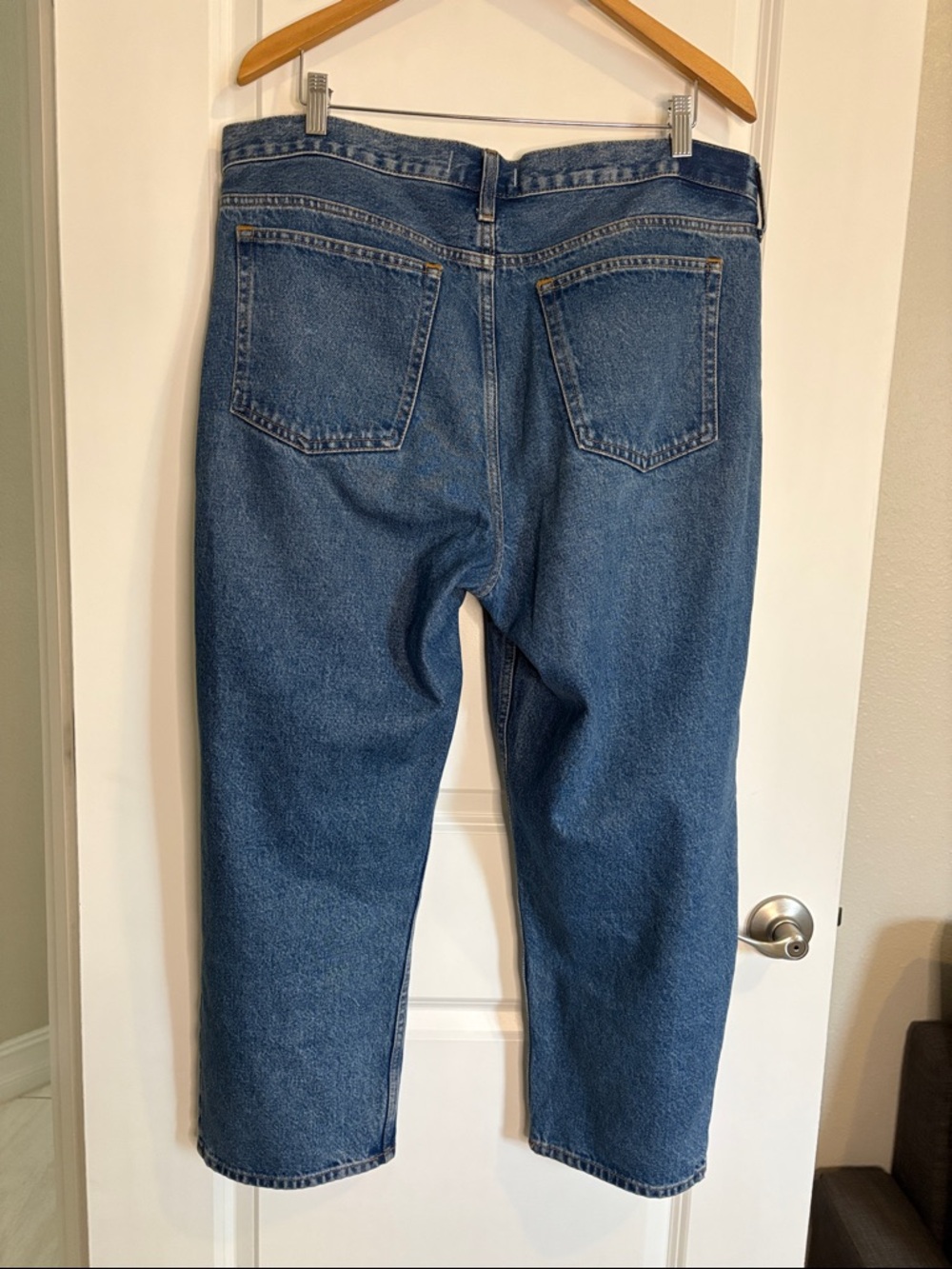 Abercrombie and Fitch The Barrel Jean Mid Rise Curve Love Size 32/14 S - Picture 5 of 11